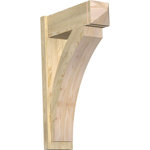 Ekena Millwork Thorton Rough Sawn Arts and Crafts Outlooker, Douglas Fir, 8"W x 24"D x 36"H OUT08X24X36THR03RDF - main